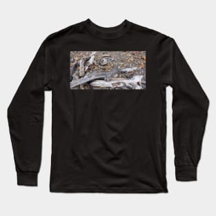 Driftwood on the shore Long Sleeve T-Shirt